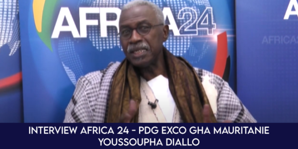 Interview Africa 24 PDG Exco GHA Mauritanie Youssoupha Diallo