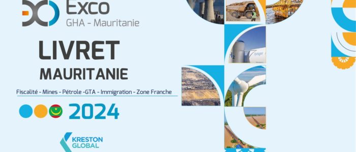 Couverture Livret Fiscal 2024 Exco GHA Mauritanie Livret Fiscal Mauritanie 2024