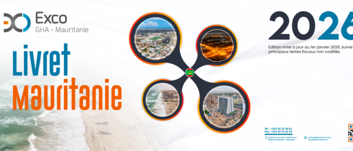 Livret Fiscal Exco Gha Mauritanie 2026 Couverture du Livret Fiscal Mauritanie 2026